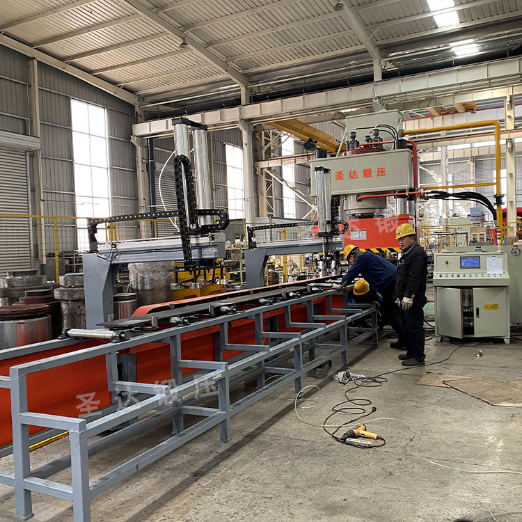 630噸錨桿托盤(pán)生產(chǎn)線車間調(diào)試